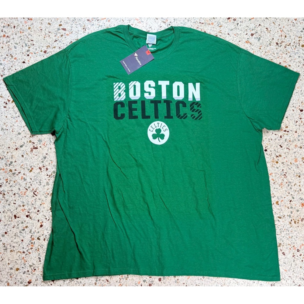 Fanatics Delta Ringspun NBA Boston Celtics Multicolored T-Shirt Size 3XL